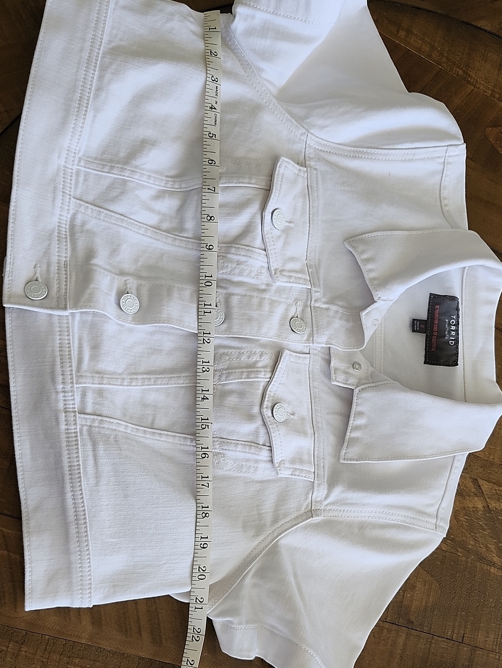 Torrid Cropped Jean Jacket - Picture 6 of 7